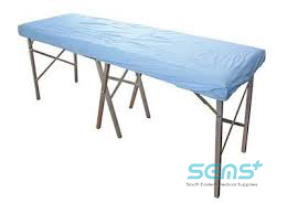 Flat Sheet Small Disposable 100 x 70cm 40gsm L/Blue