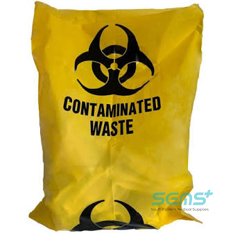 Bio-Hazard Contaminated Waste Bag 70 x 100cm YELLOW