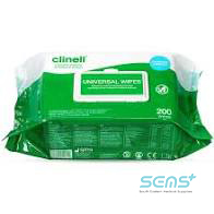 Clinell Universal Sanitising Wipes Hospital Grade P200