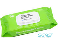 Reynard Health Neutral Detergent Wipes P50
