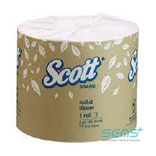 Scott Toilet Tissue 2 Ply White 600 Sheet