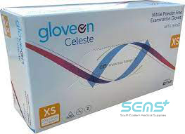 Celeste Nitrile Powder free Gloves N/S XS B200