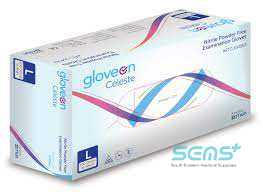 Celeste Nitrile Powder free Gloves N/S Large B200