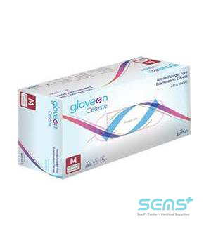 Celeste Nitrile Powder free Gloves N/S Medium B200