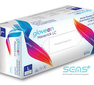 Maverick Long Cuff Nitrile Powder Free Glove Large