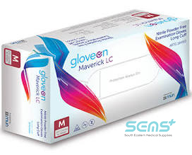 Maverick Long Cuff Nitrile Powder Free Glove Medium