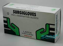 Vinyl  Gloves Powdered Large