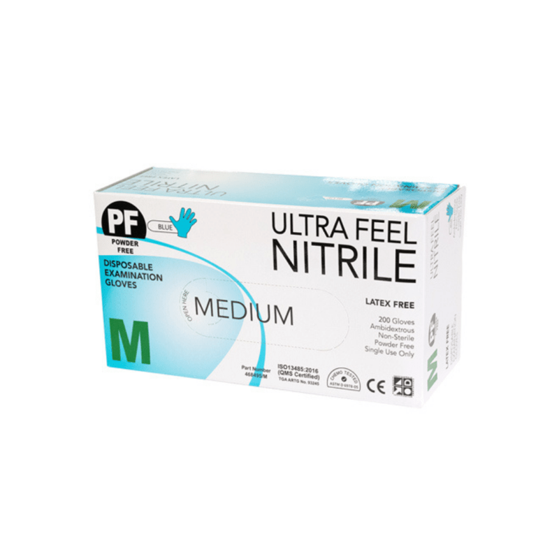 Ultra Feel Medical Nitrile Examination Gloves – 200 Pack